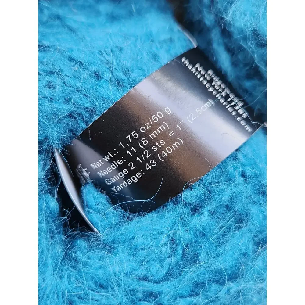 Tahki Alpaka Soft 100% Alpaca Yarn Lot 2 Skeins + 2 Balls Fuzzy Bulky Teal